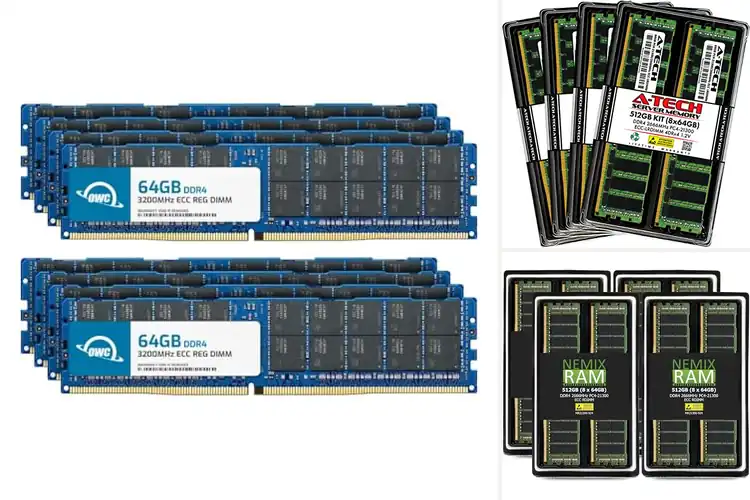 Detailed view of Best 512GB DDR4 Server Memory