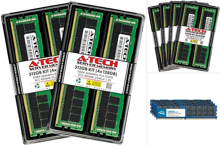 Detailed view of Best 512GB DDR4 Servers