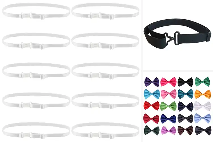 Detailed view of Best Adjustable Neck Strap Bow Tie For Kids