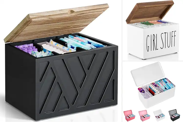 Detailed view of Best Bathroom Feminine Hygiene Organizers