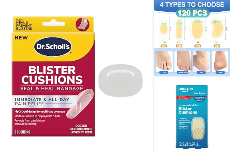 Detailed view of Best Blister Cushions: Top 10 Picks for Pain-Free Feet
