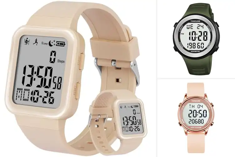Detailed view of Best Bright EL Backlight Pedometer Watches
