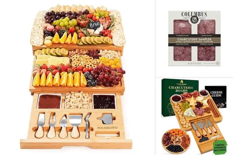 Detailed view of Best Cheese And Meat Boards for Stylish Serving