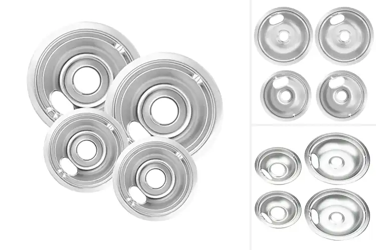 Detailed view of Best Chrome Plated Reflector Pans for Easy Cleaning & Fit