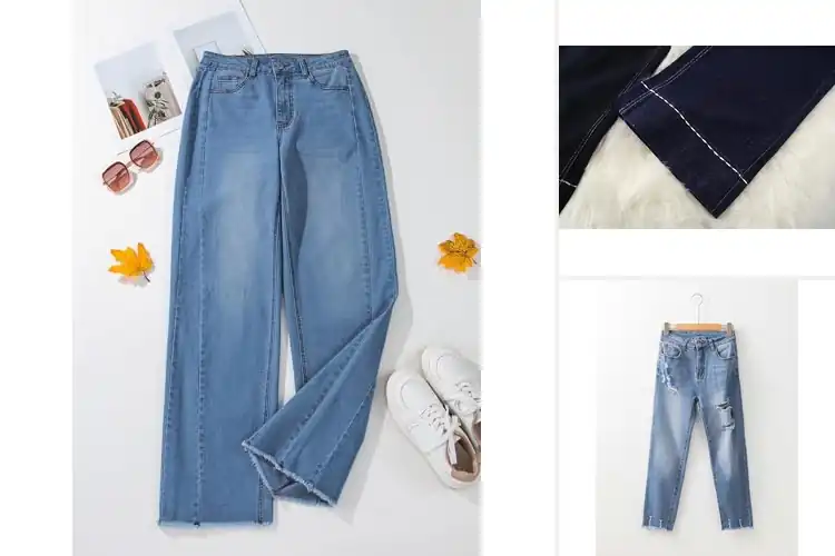 Detailed view of Best Comfortable High-Waisted Jeans