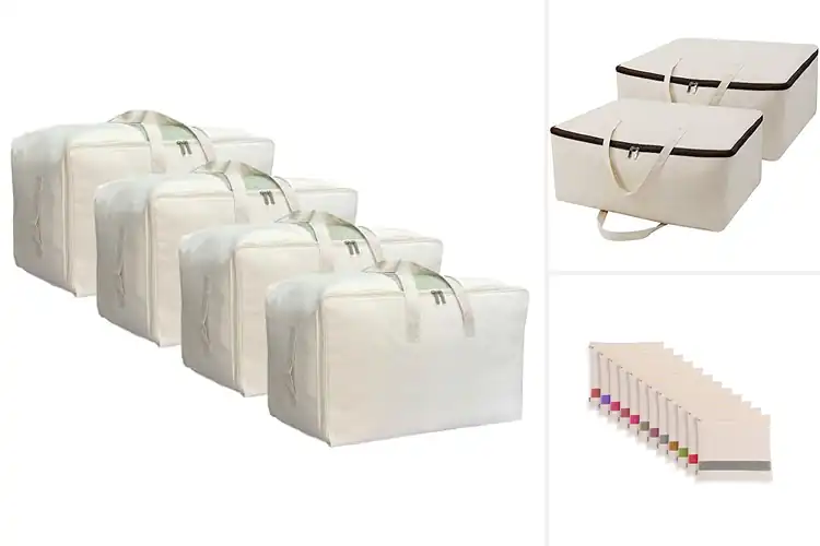 Detailed view of Best Cotton Cloth Storage Bags: Top 10 Stylish & Eco Picks