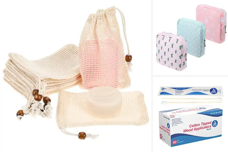 Detailed view of Best Cotton Hygiene Pouches