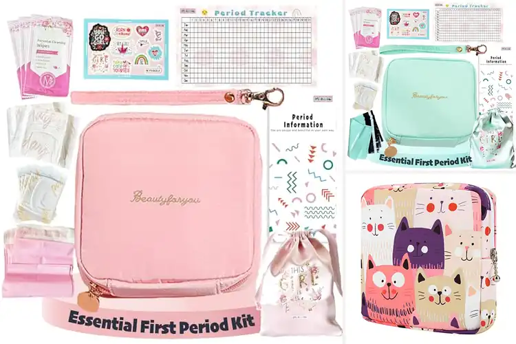 Detailed view of Best First Period Bags for Teen Girls