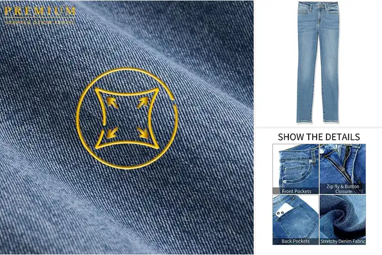 Detailed view of Best Flattering Skinny Jeans