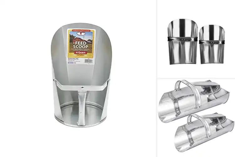 Detailed view of Best Galvanized Feed Scoops
