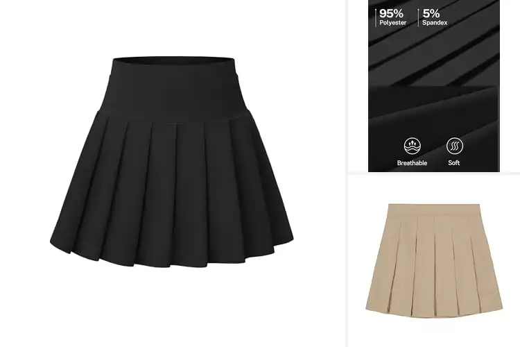 Detailed view of Best Girls Pleated Skorts: Top Picks for Style & Comfort