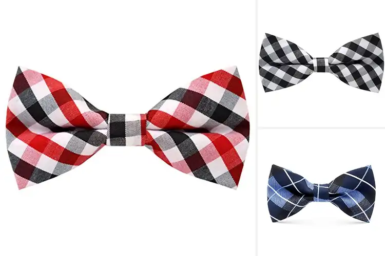 Detailed view of Best Handmade Plaid Bow Ties: 10 Unique Styles for All Ages