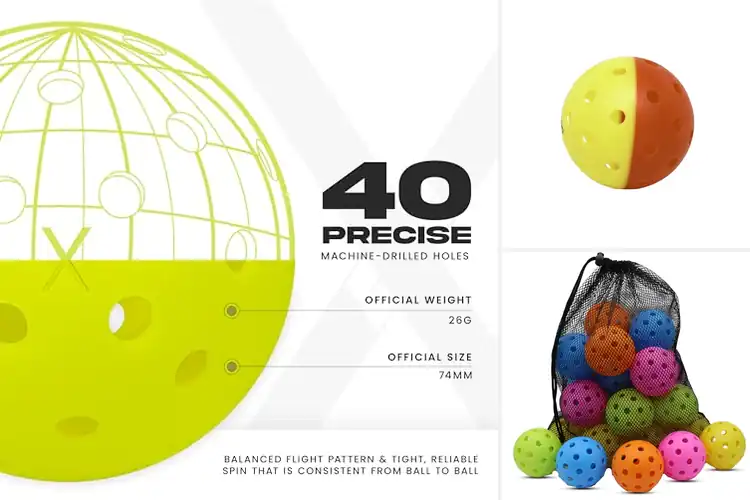 Detailed view of Best High-Visibility Pickleball Balls
