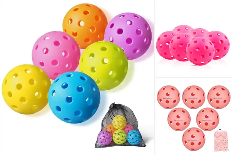 Detailed view of Best High-Visibility Pink Pickleball Balls