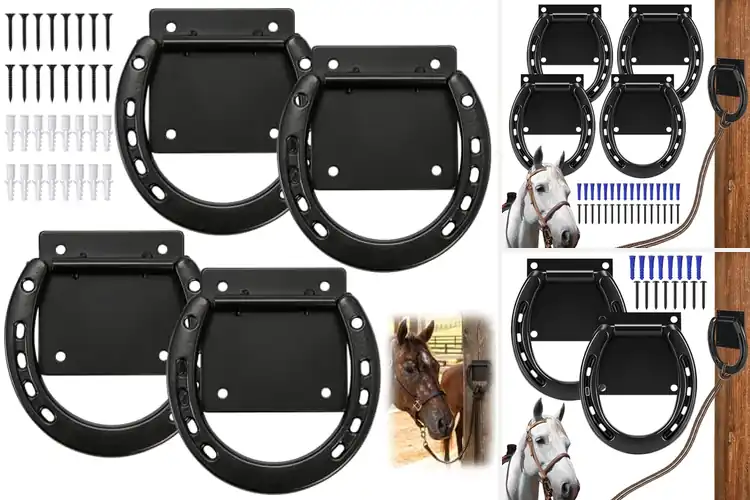 Detailed view of Best Horseshoe Tie Rings: Secure & Organize Your Barn Today