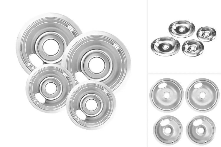 Detailed view of Best Metal Reflector Pans