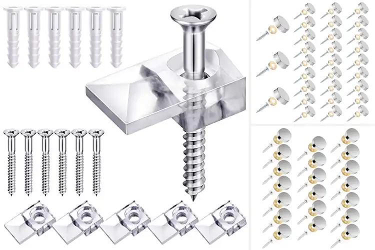 Detailed view of Best Mirror Fasteners Screws