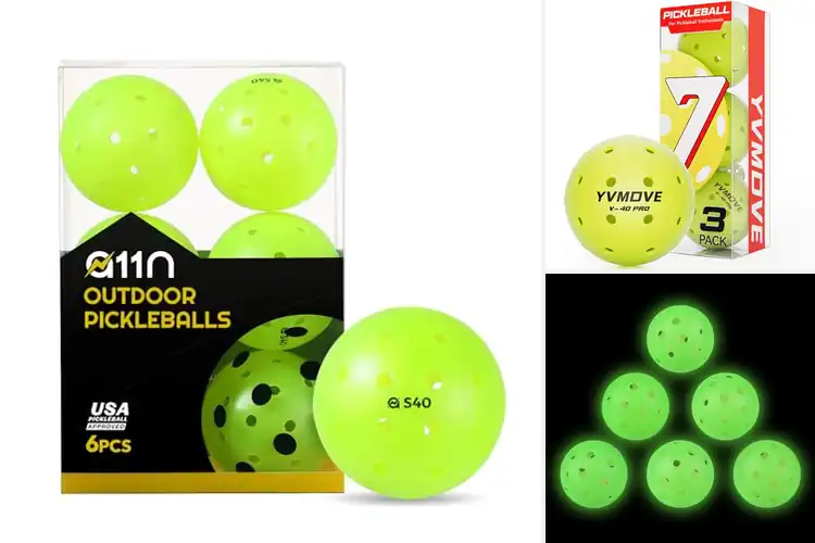 Detailed view of Best Neon Pickleball Balls
