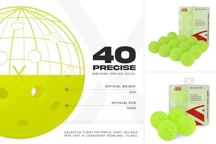 Detailed view of Best Outdoor Pickleball Balls