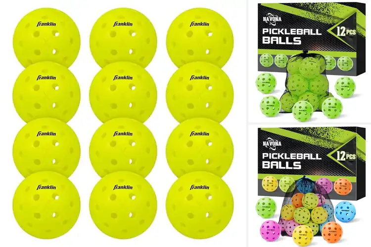 Detailed view of Best Pickleball Balls 12 Pack