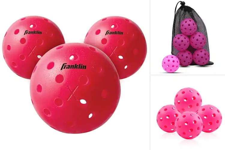 Detailed view of Best Pink Pickleball Balls