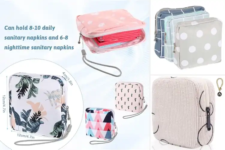 Detailed view of Best Portable Sanitary Pads Bags