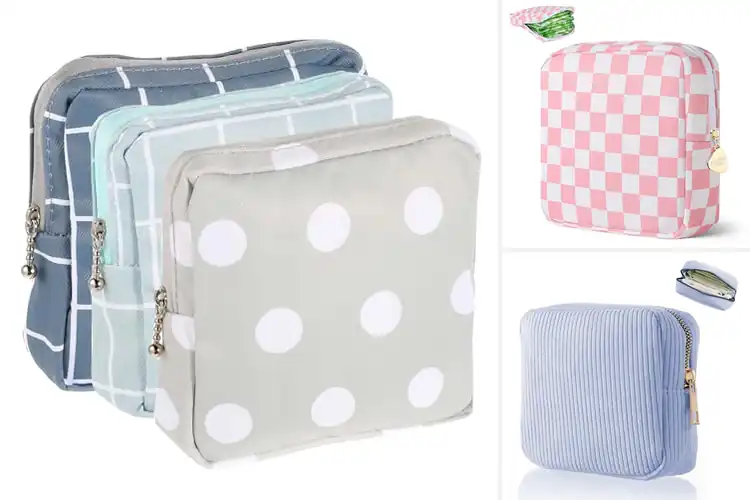 Detailed view of Best Portable Sanitary Pads Storage Bags