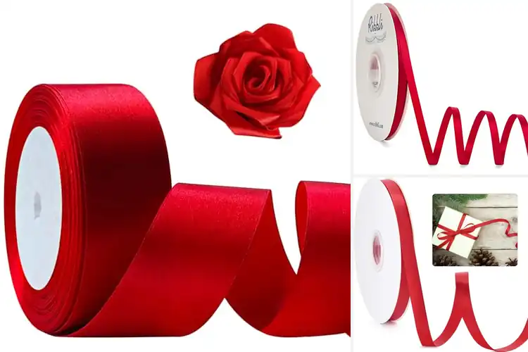Detailed view of Best Red Craft Ribbons: Elevate Your DIY Projects with Ease