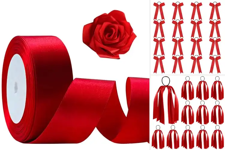 Detailed view of Best Red Hair Ribbons