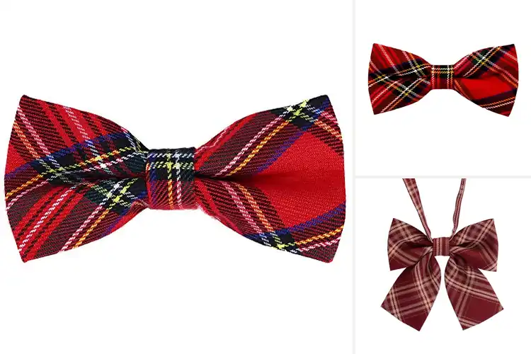 Detailed view of Best Red Plaid Bow Ties: Top Styles to Boost Your Look