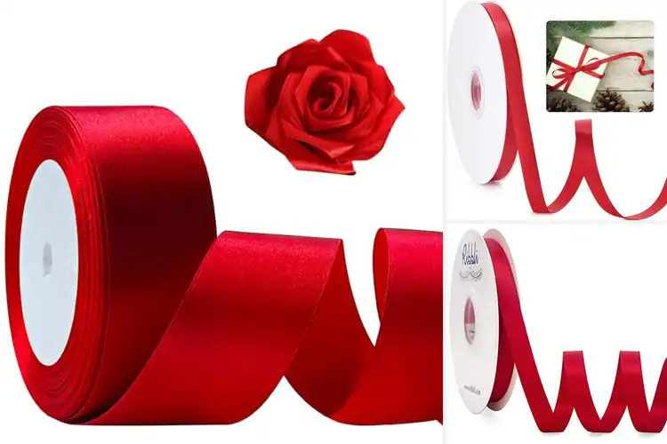 Detailed view of Best Red Satin Ribbons: Top Picks for Stunning Projects