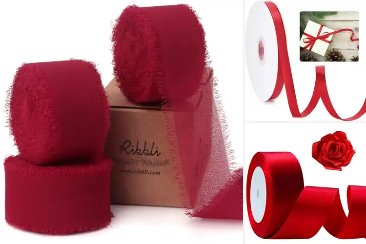 Detailed view of Best Red Wedding Ribbons: 10 Picks to Elevate Any Event