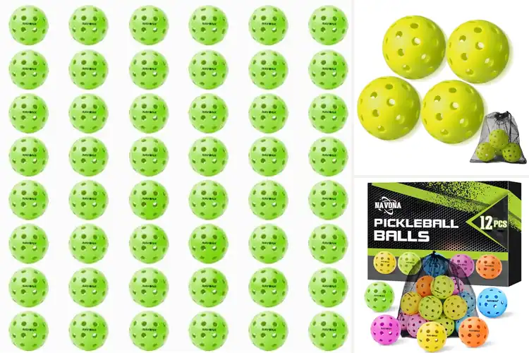 Detailed view of Best Resilient TPE Pickleball Balls