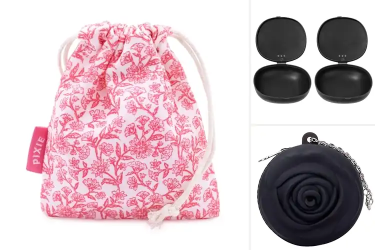 Detailed view of Best Reusable Menstrual Cup Pouches