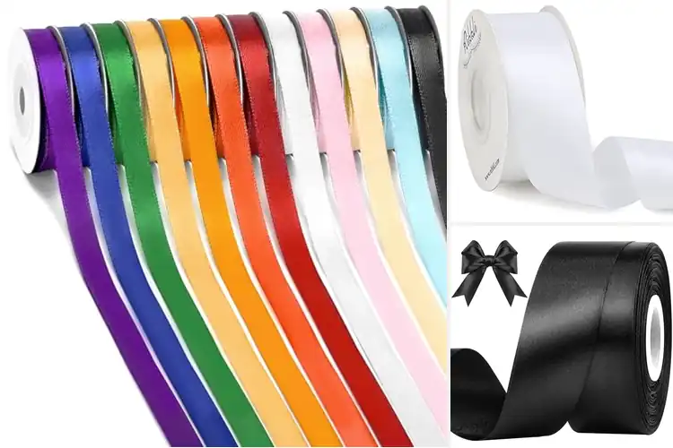 Detailed view of Best Satin Ribbons for Smooth, Shiny Crafting Magic