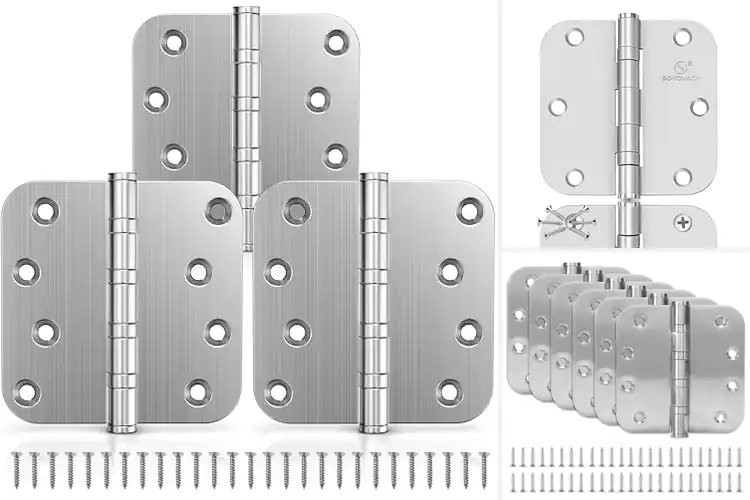 Detailed view of Best Satin Stainless Steel Hinges
