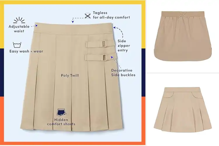 Detailed view of Best School Skorts For Girls: Comfy Picks They’ll Love