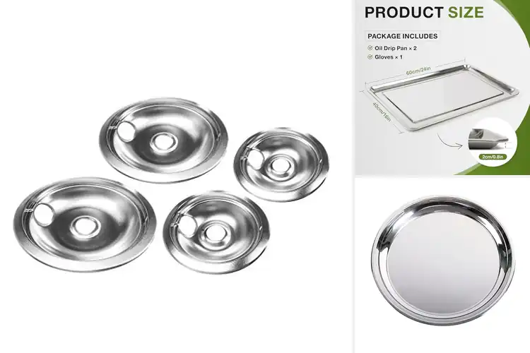 Detailed view of Best Stainless Drip Pans