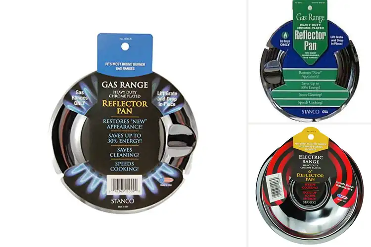 Detailed view of Best Stanco Reflector Pans