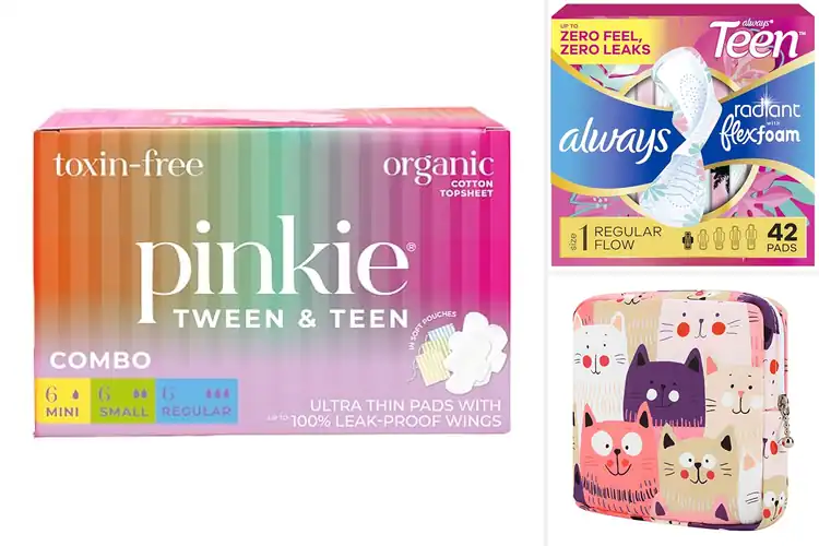 Detailed view of Best Teen Girl Sanitary Pads Bags for Style & Confidence