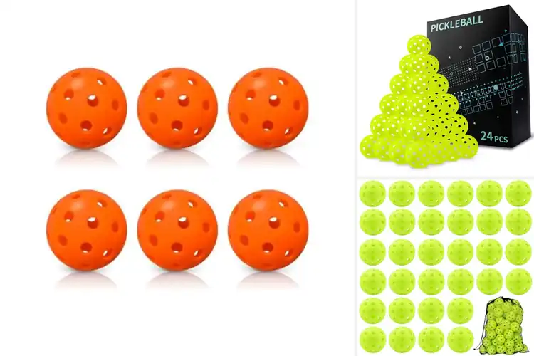 Detailed view of Best TPE Pickleball Balls for Unmatched Durability & Play