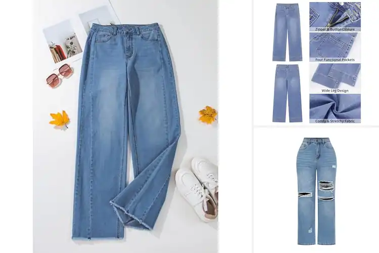 Detailed view of Best Trending Women’S Denim Pants
