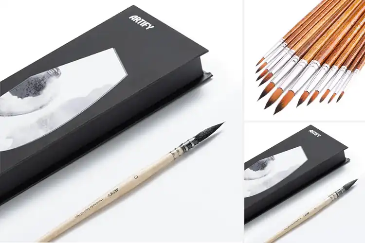 Detailed view of Best Watercolor Paint Brushes For Smudging