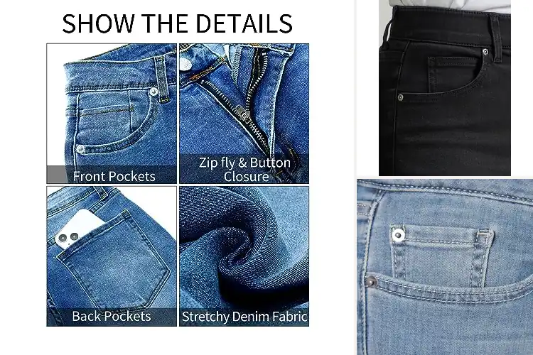 Detailed view of Best Women’S High Rise Skinny Jeans